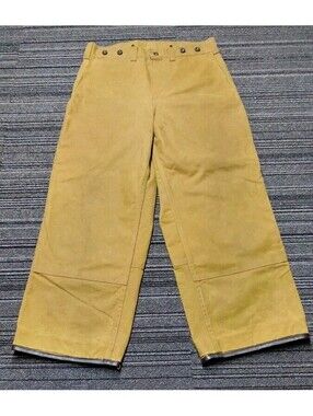Filson Double Tin Cloth Oil Finish Pants Made USA Men's 30 Dark Tan Hunting Work
